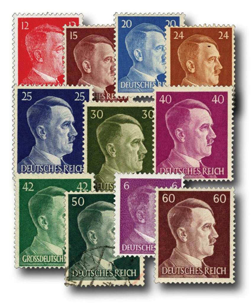 # 510//29 - 1941-44 Germany, Set of 11 Hitler Heads
