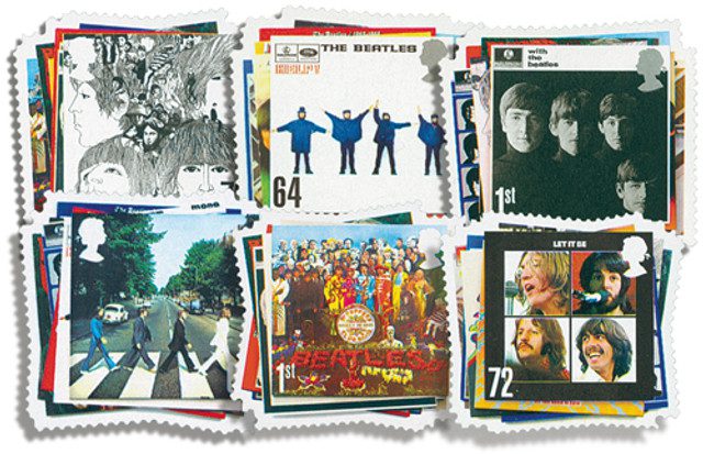 #M9309 - 2007 Great Britain Beatles Album Covers, 6 Mint Stamps