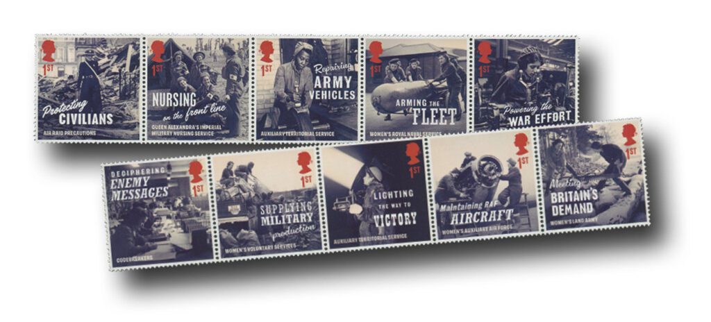 # MFN335 - 2022 Unsung Heroes: Women of World War II, 10 Mint Stamps, Great Britain