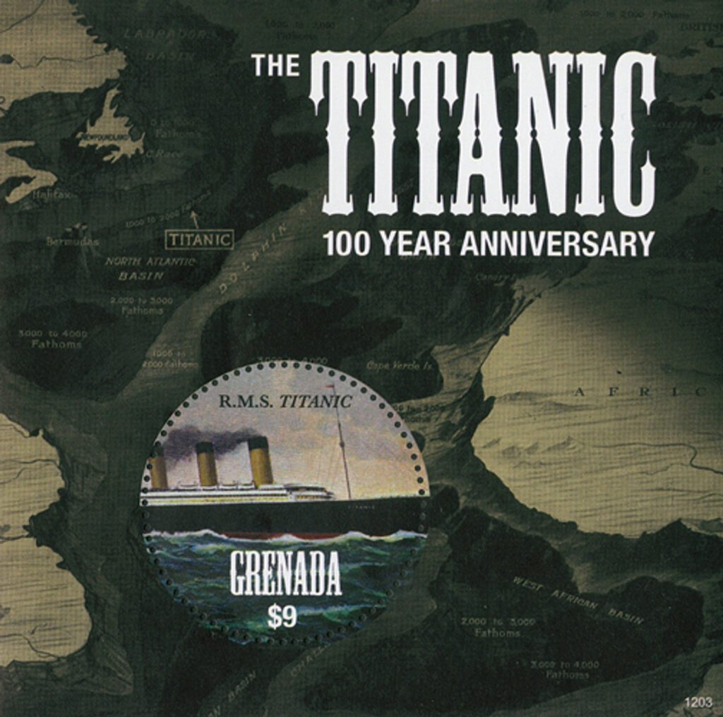 #M10973 - 2012 Titanic Centennial Mint s/s