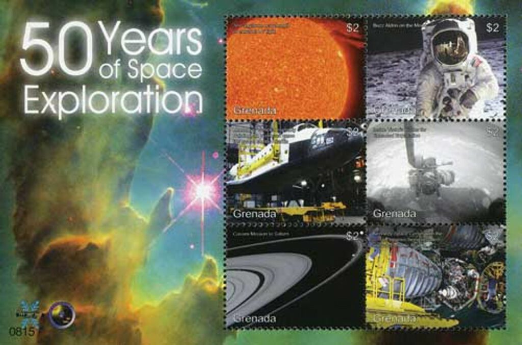 2008 Grenada 50 Yrs of Space Exploration