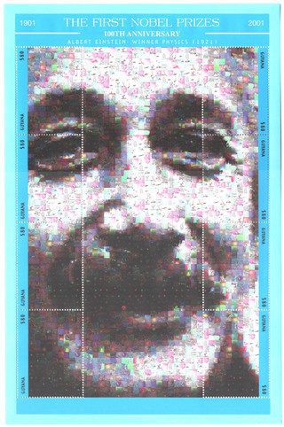 2002 Guyana Einstein Photomosaic