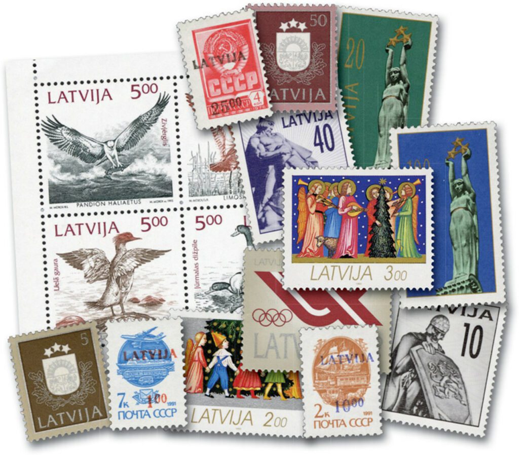 # M4244 - 1991-92 Latvia, 43 Mint Stamps
