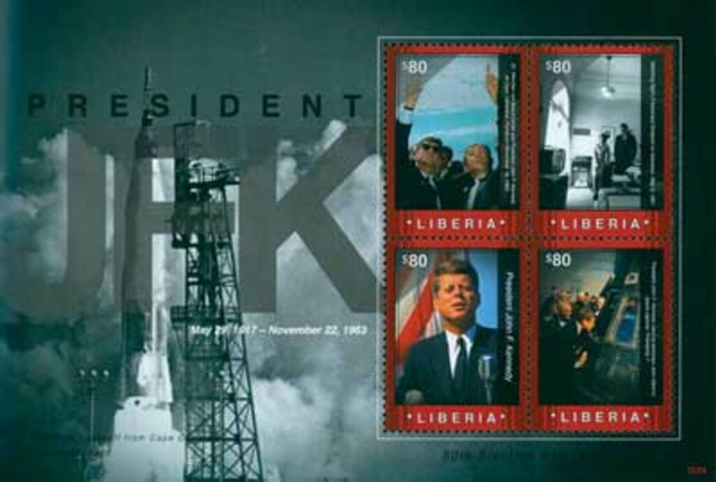 2010 Liberia JFK Election Anniv. 4v