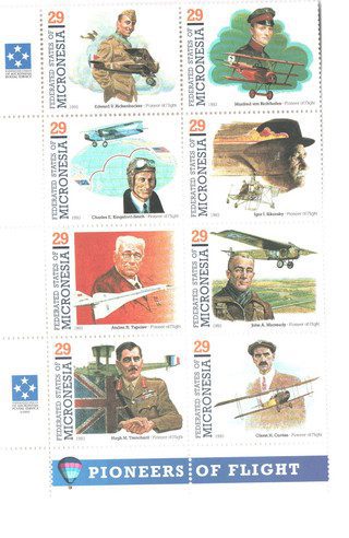 # 155 - 1993 Micronesia Pioneers of Flight