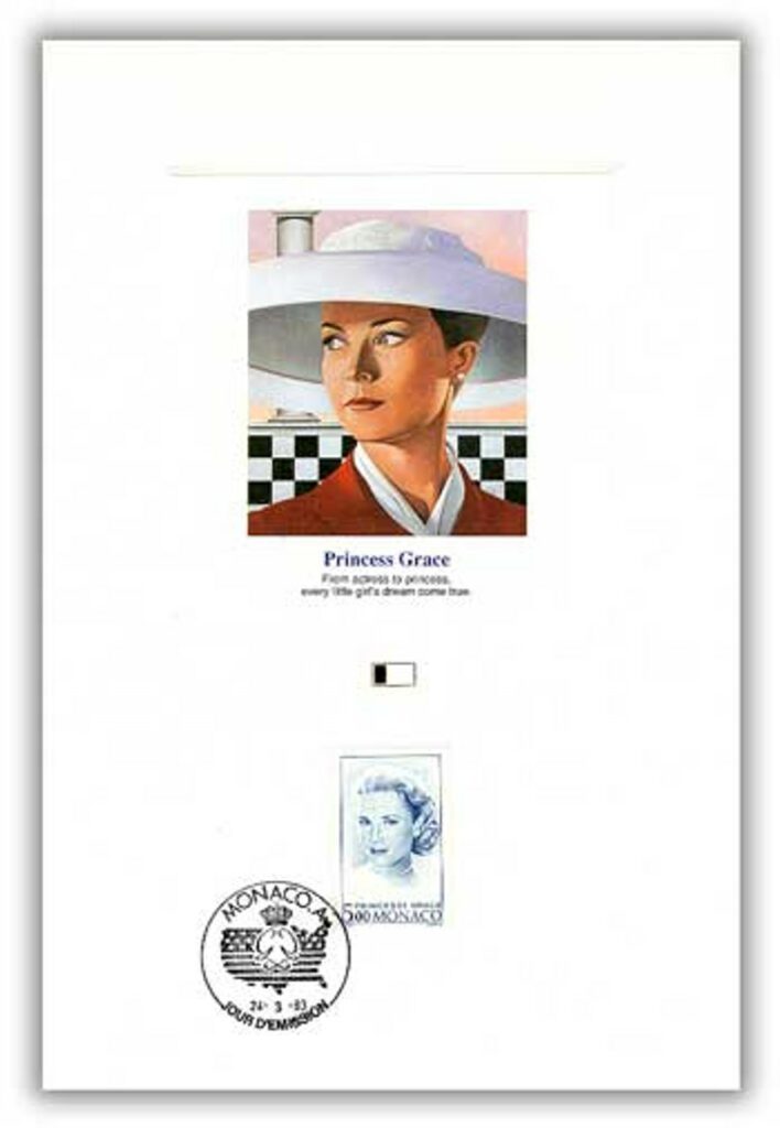 # 56100A - 1993 Grace Kelly Monaco Proofcard
