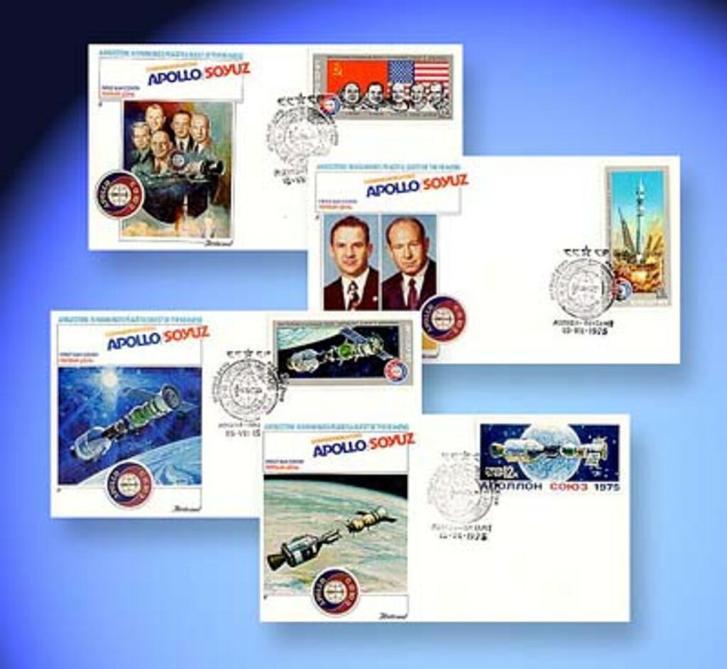 1975 Soviet Union Apollo/Soyuz FDC Set of 4