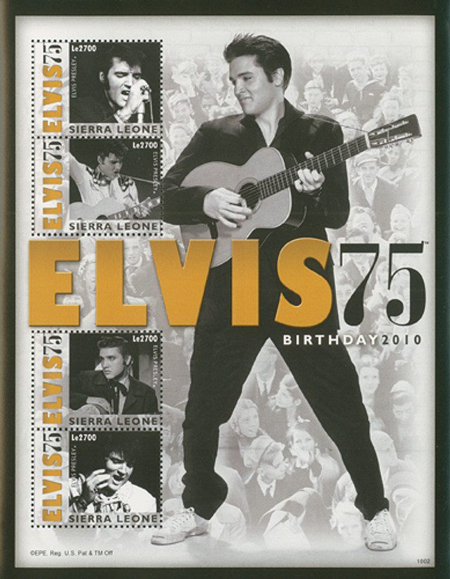 #M10459 - 2010 Sierra Leone Elvis 75th Birthday