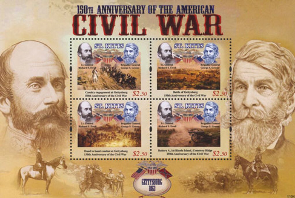 2011 $2.50 Gettysburg 1863 Richard Ewell