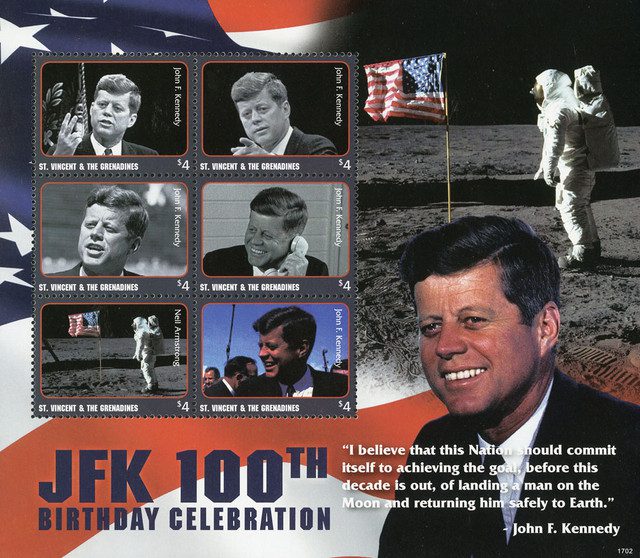 2017 JFK 100th Birth Anniv-Moon Landing