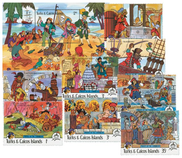 # MDS487 - Turks & Caicos 1985 Pirates