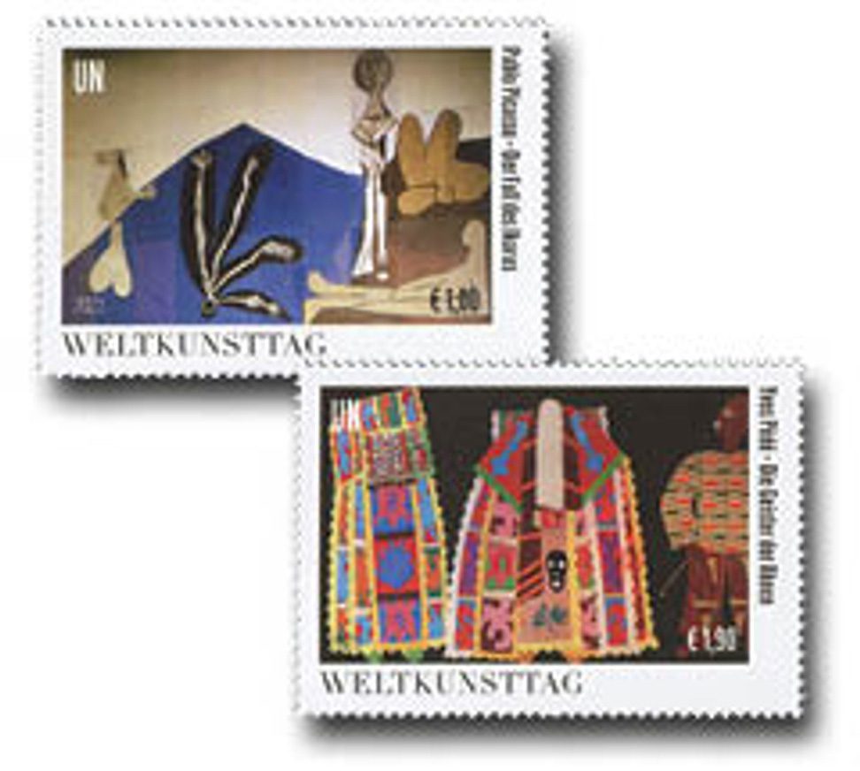 # UNV708-09 - 2023 1,00 & 1,90 World Art Day