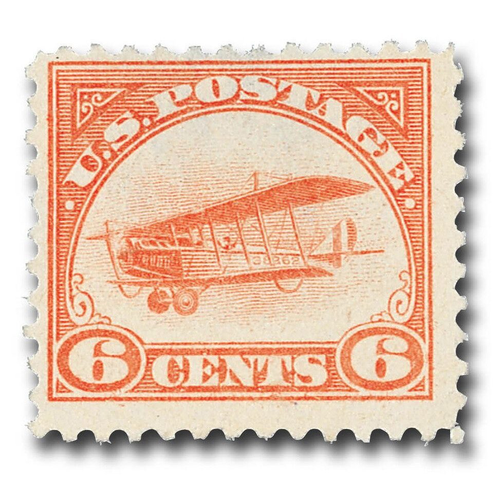 # C1 - 1918 6c Curtiss Jenny, orange