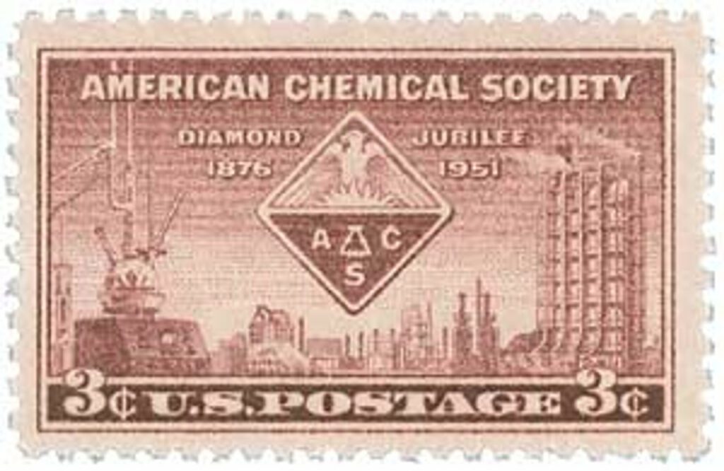 # 1002 - 1951 3¢ American Chemical Society