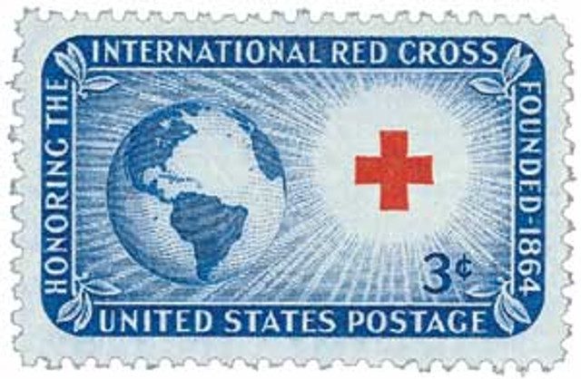 1952 3¢ International Red Cross