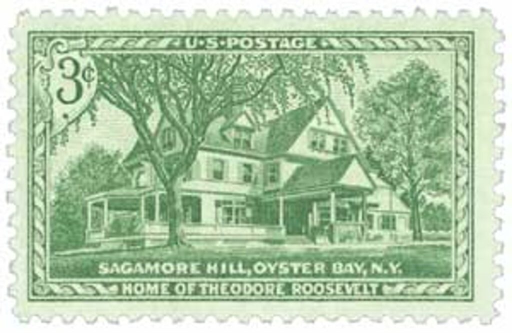 # 1023 - 1953 3¢ Sagamore Hill