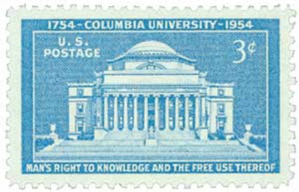 1954 3¢ Columbia University