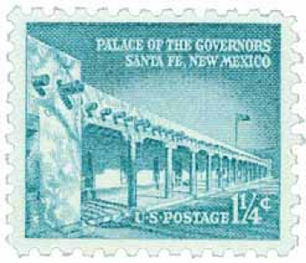 1960 Liberty Series - 1 1/4¢ Palace of the Governors