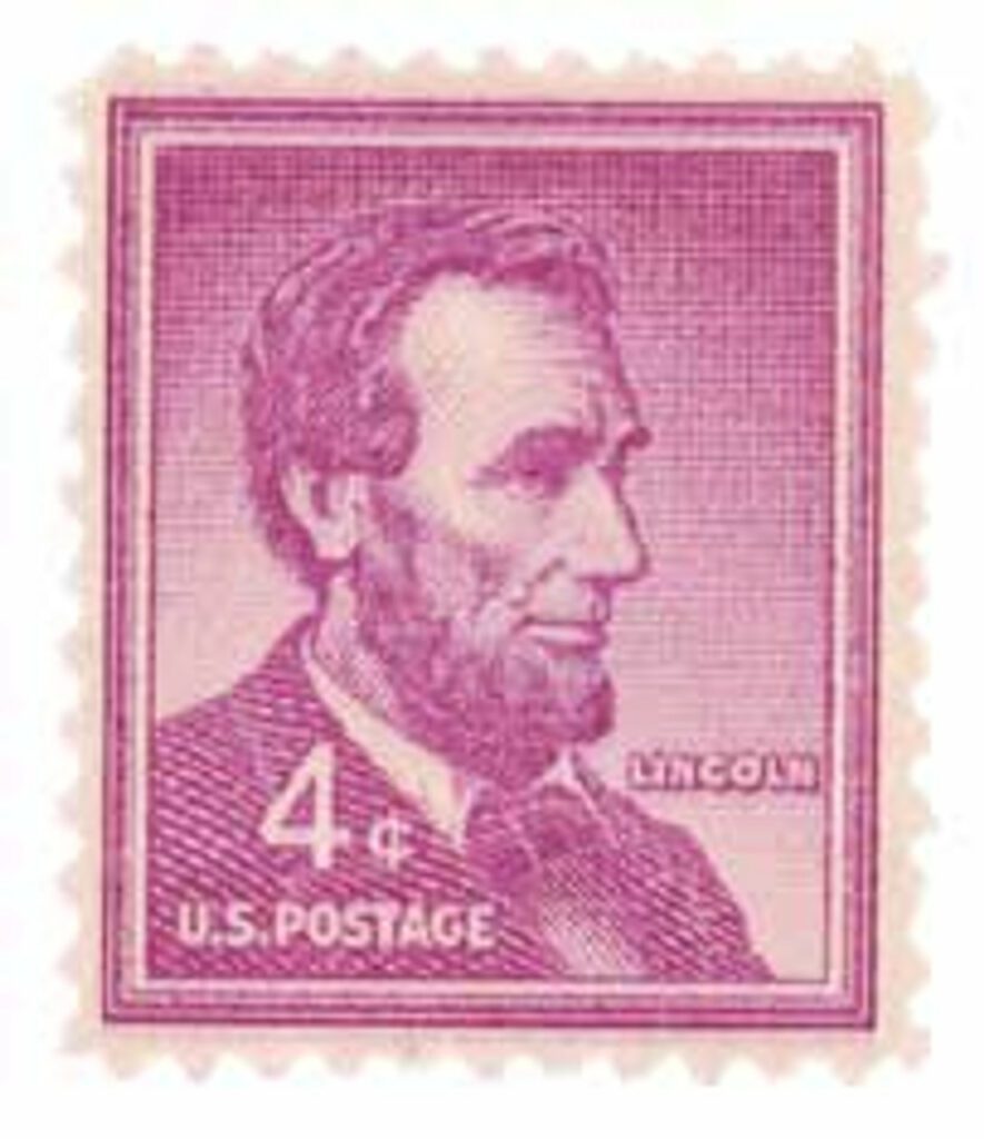 1954 Liberty Series - 4¢ Abraham Lincoln
