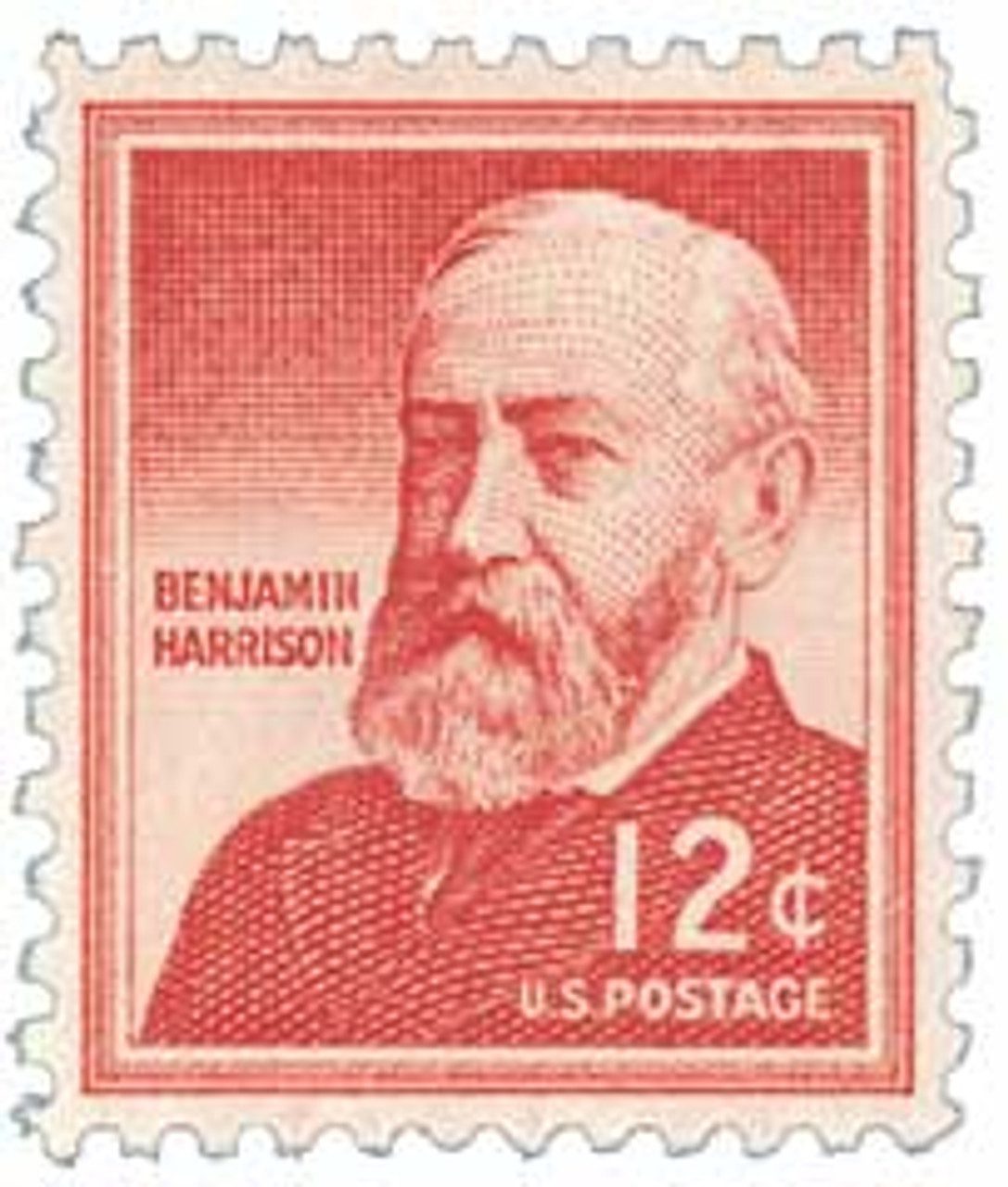 #1045 - 1959 Liberty Series,12c Benjamin Harrison