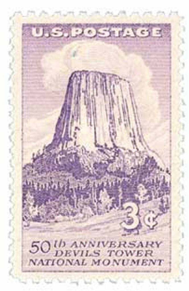 1956 3¢ Devils Tower