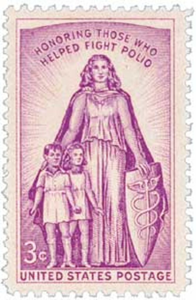 # 1087 - 1957 3¢ Polio