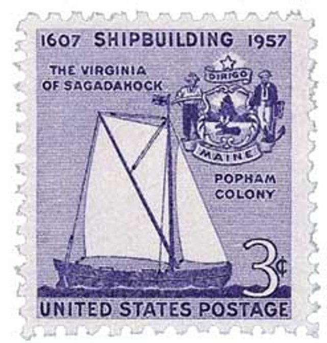 # 1095 - 1957 3¢ Shipbuilding Anniversary