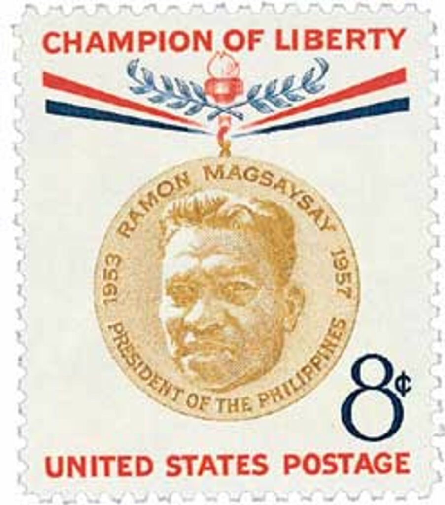 1957 8¢ Ramon Magsaysay