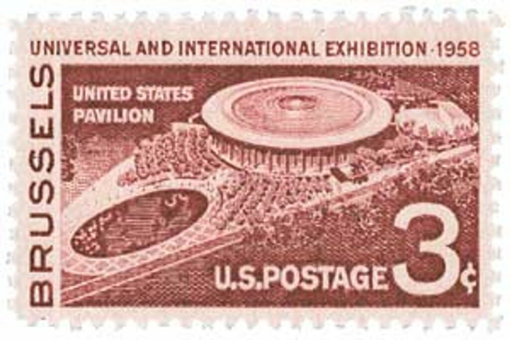 1958 3¢ Brussels Exhibition