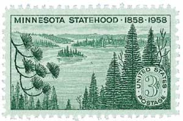 #1106 - 1958 3c Minnesota Statehood