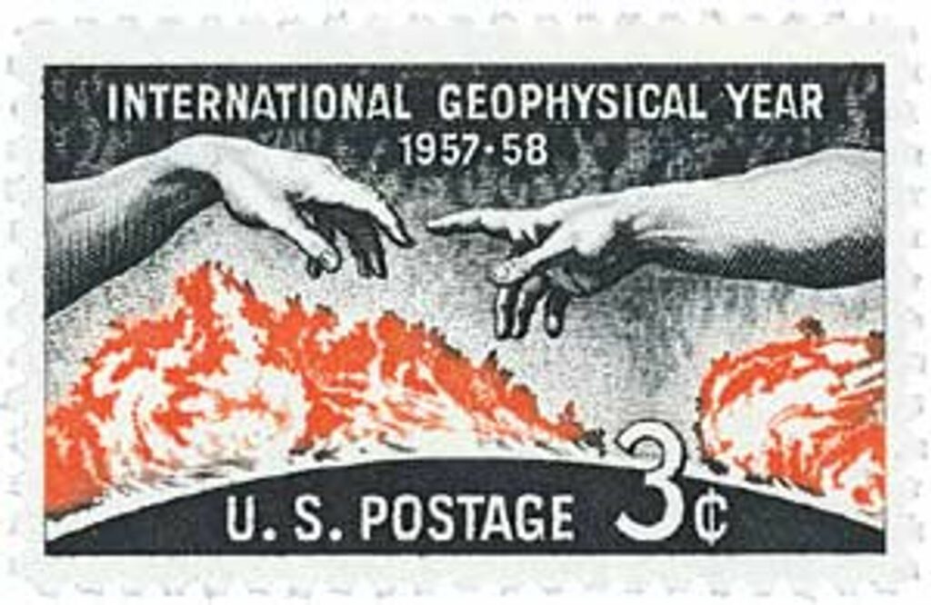 1958 3¢ International Geophysical Year