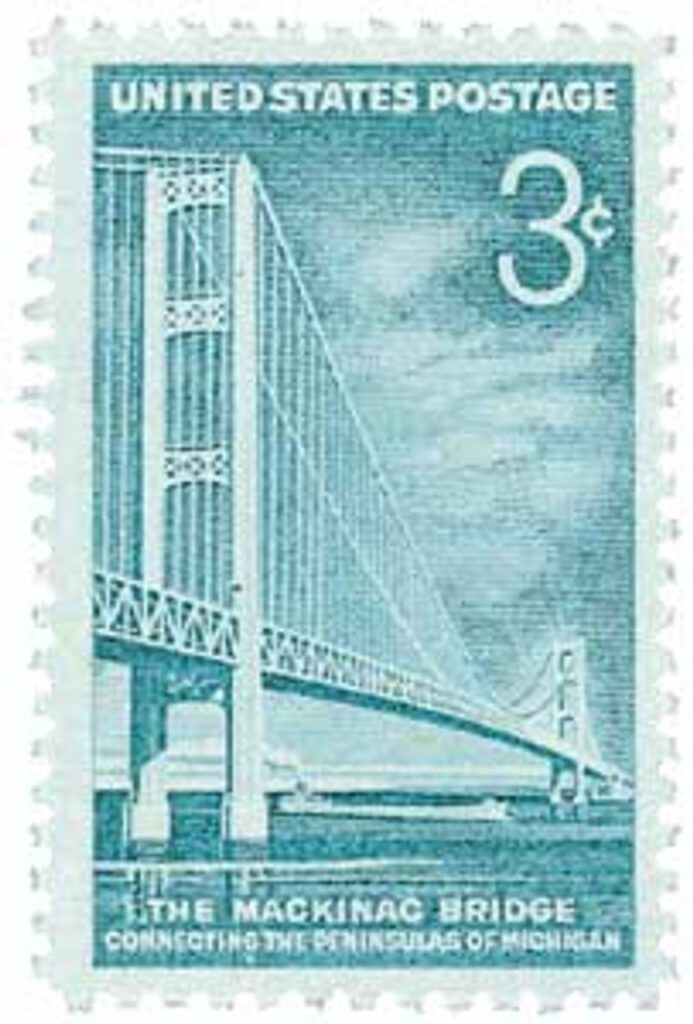 # 1109 - 1958 3¢ Mackinac Bridge
