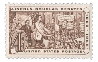 1958 4¢ Lincoln-Douglas Debates