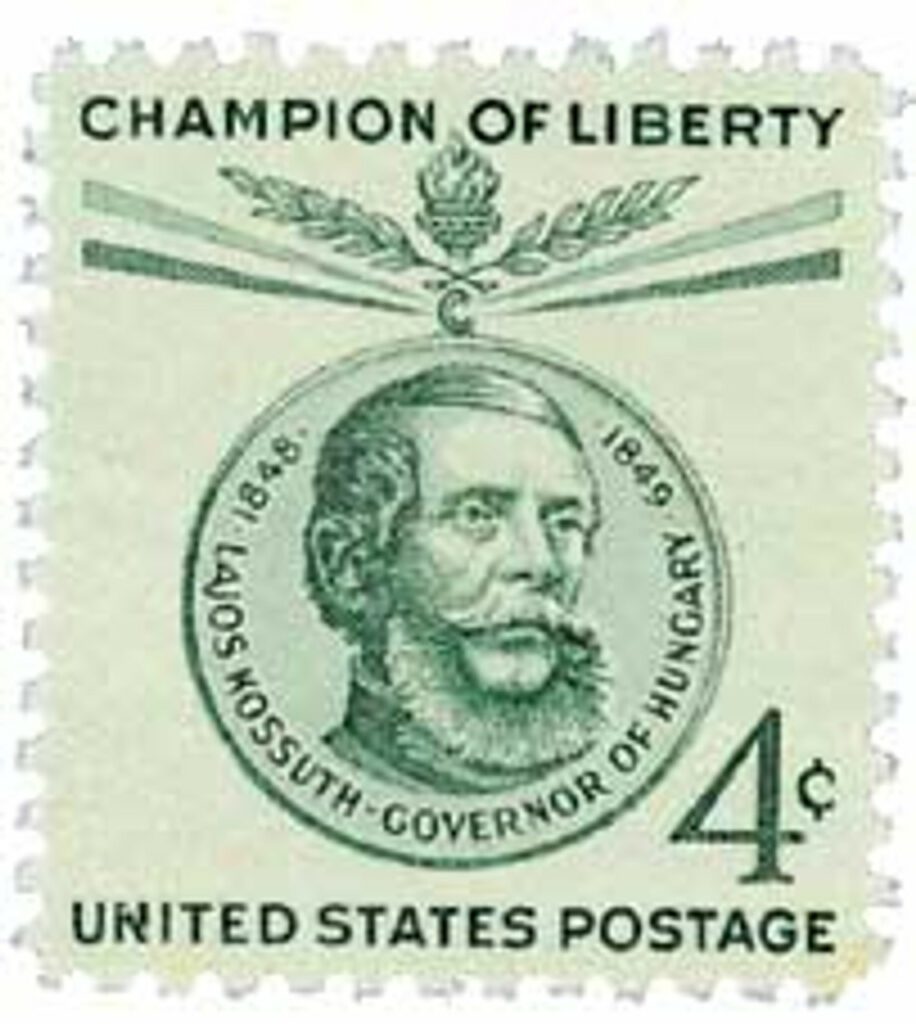 1958 4¢ Lajos Kossuth