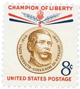 1958 8¢ Lajos Kossuth