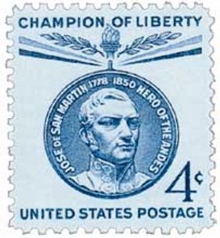 1959 4¢ Jose de San Martin