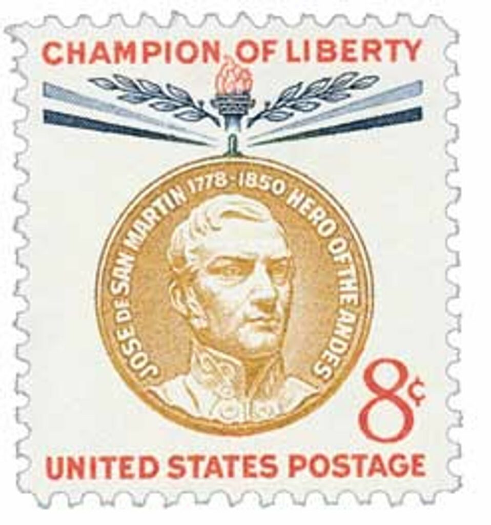1959 8¢ Jose de San Martin
