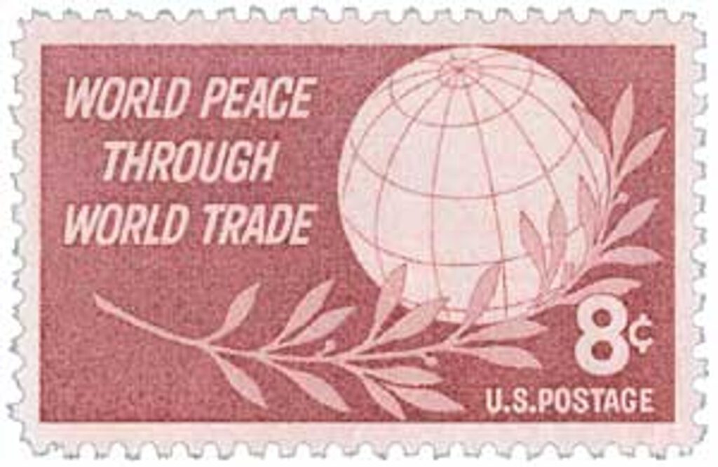 # 1129 - 1959 8¢ World Peace through World Trade
