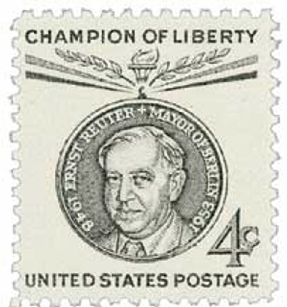 1959 4¢ Ernst Reuter