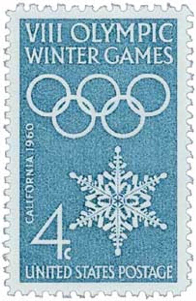 # 1146 - 1960 4c VIII Olympic Winter Games
