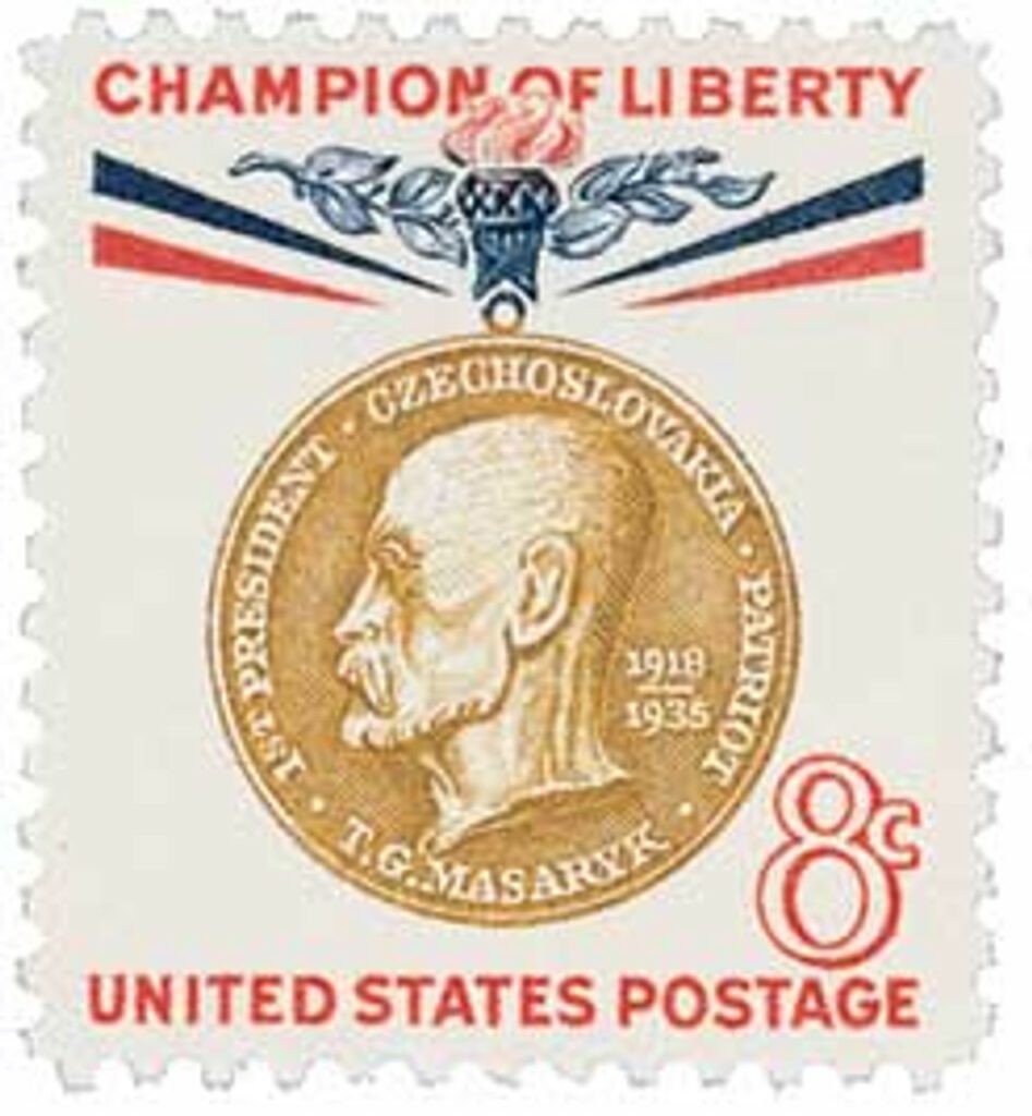 1960 8¢ Thomas Masaryk