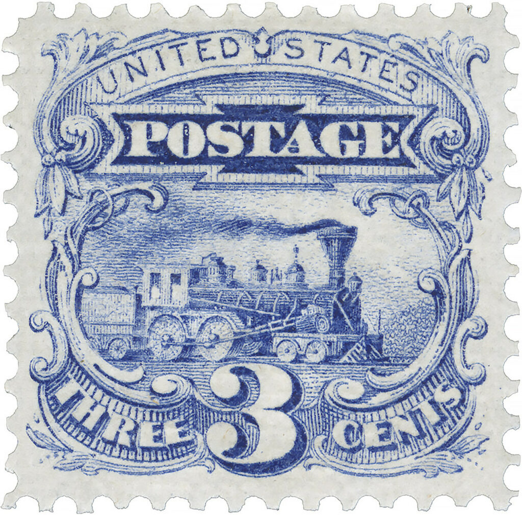 1869 3¢ Locomotive Pictorial