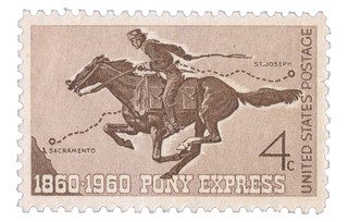 1960 4¢ Pony Express Centennial