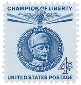 1960 4¢ Gustaf Mannerheim