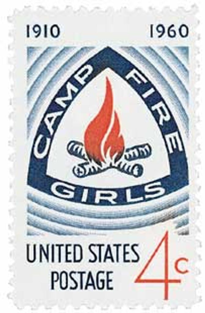 #1167 - 1960 4c Camp Fire Girls