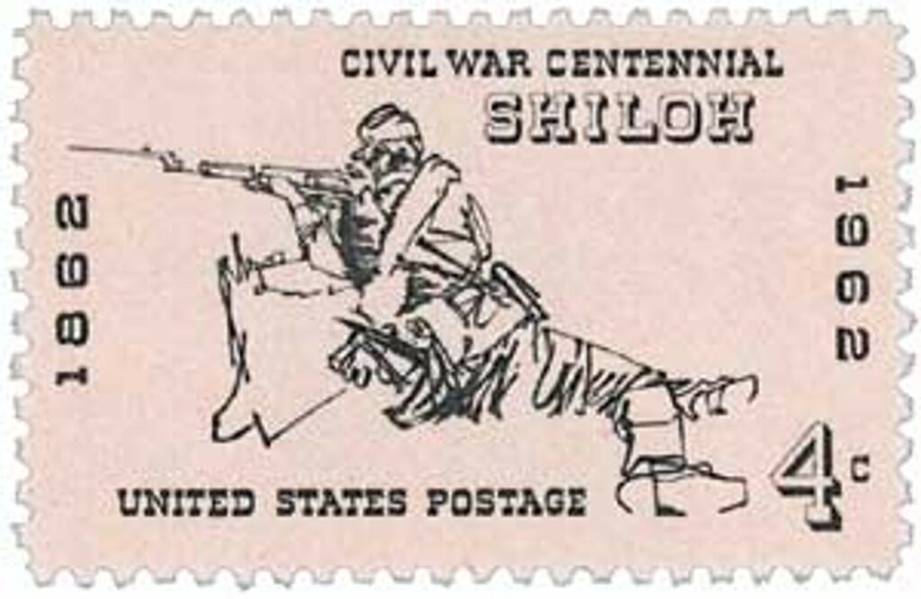 1962 4c Civil War Centennial: Battle of Shiloh