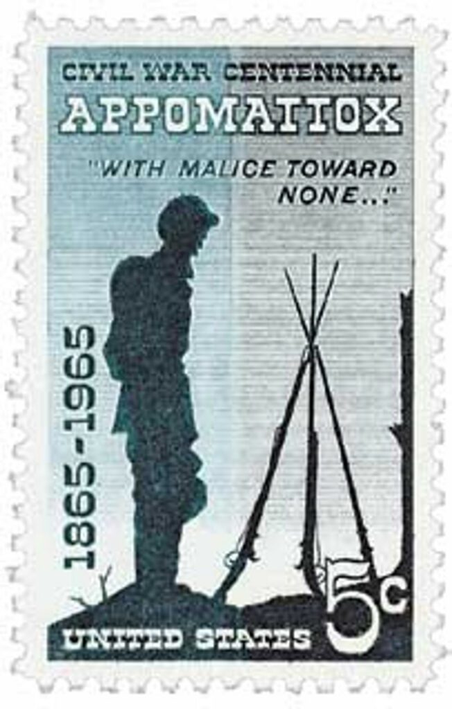 1965 5¢ Civil War Centennial: Surrender at Appomattox