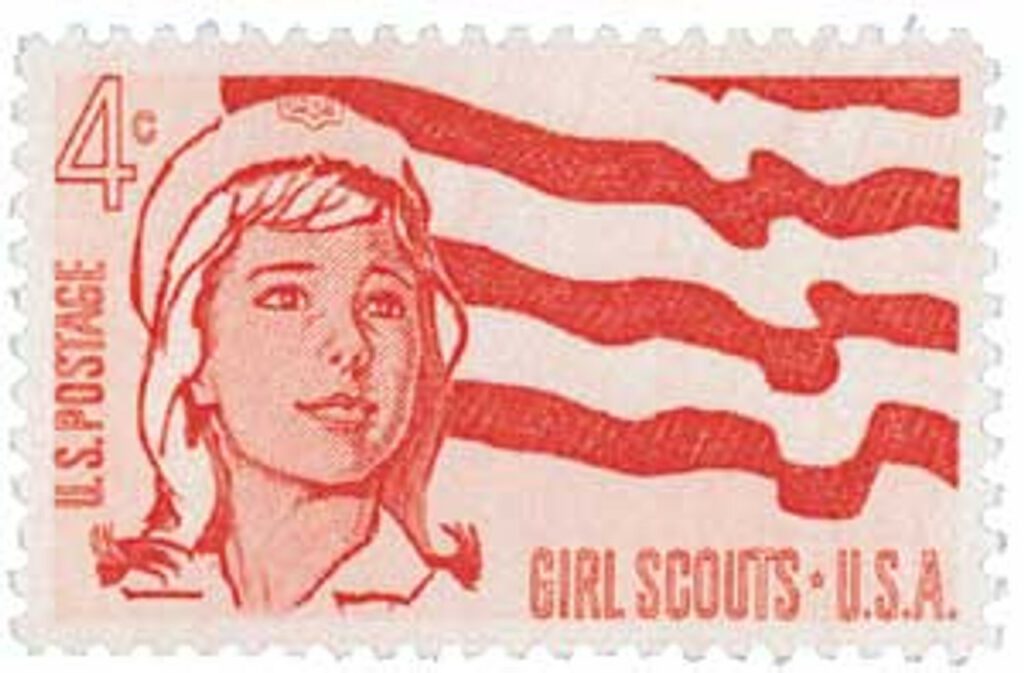 1962 4¢ Girl Scouts  