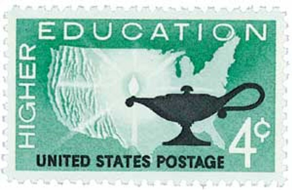 # 1206 - 1962 4c Higher Education