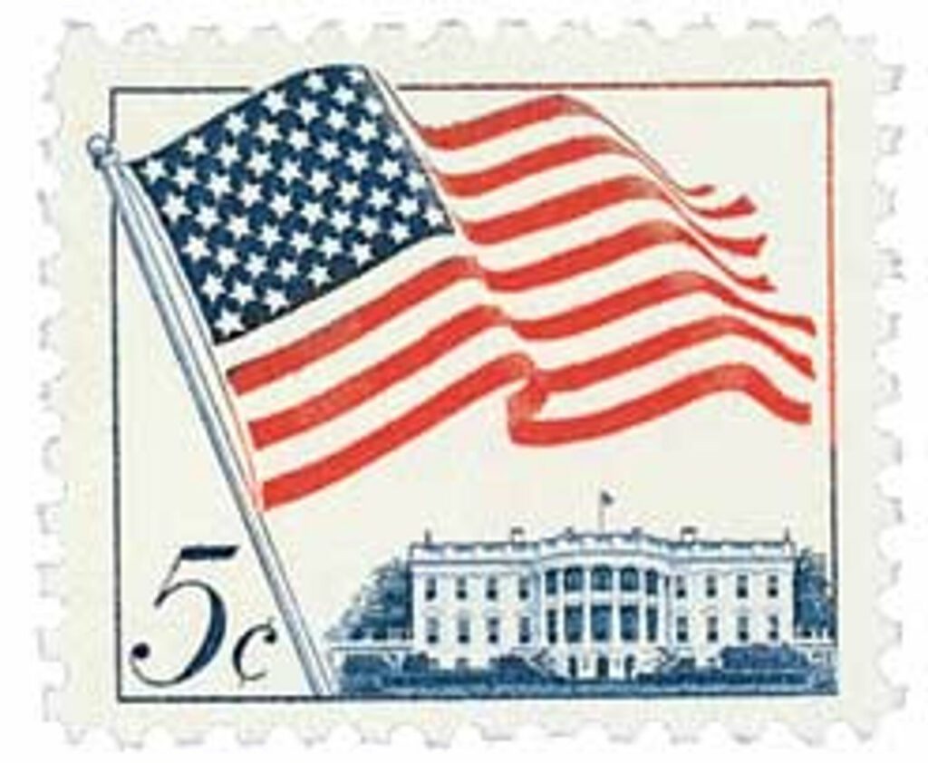 # 1208 - 1963 5c 50-Star U.S. Flag